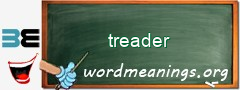 WordMeaning blackboard for treader
